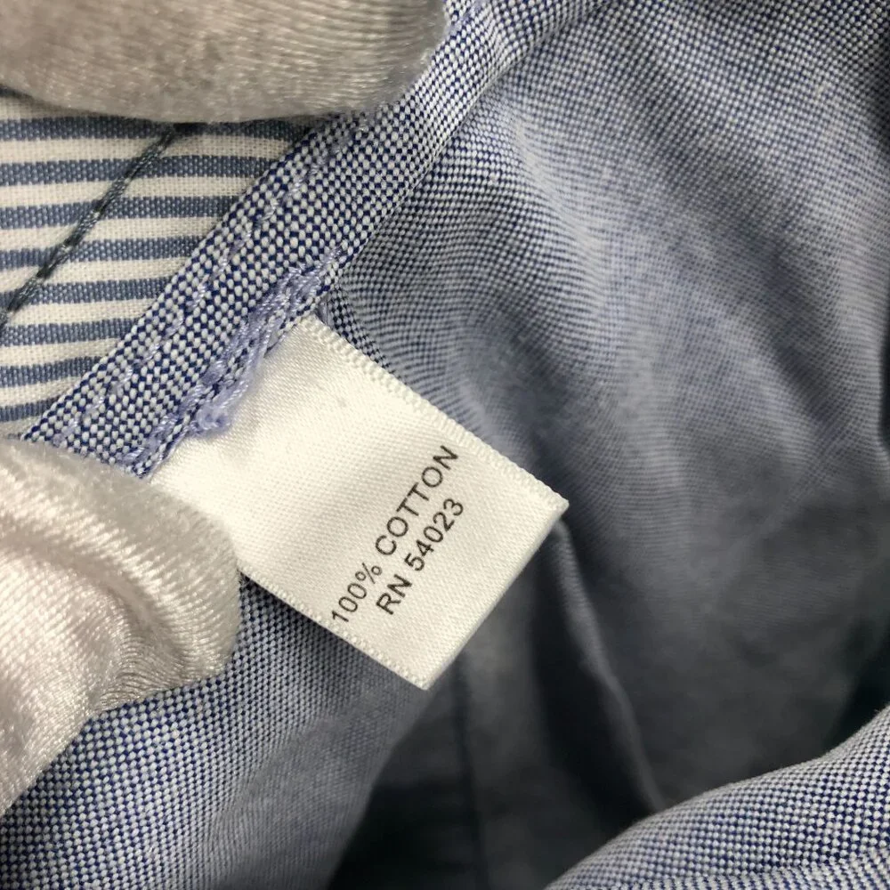 Banana Republic Lightweight Chino Short Mens 36 Blue White‎ Stripe Resort